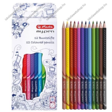  My.pen színesceruza,12 szín, trió, FSC - Herlitz színes ceruza