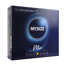MY SIZE MIX Condoms 57 mm (28 pieces) síkosító