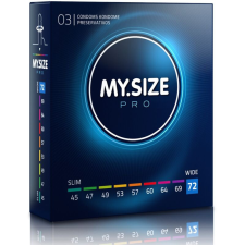 MY SIZE PRO ÓVSZER 72 MM 3 DB óvszer