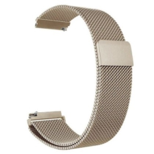 Mybandz 22SKU621 milánói mágneses fém óraszíj, pezsgőarany 22 mm óraszíj