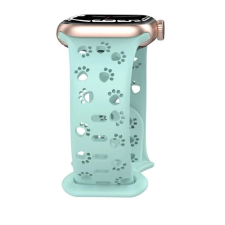 Mybandz Apple Watch Paw szilikon óraszíj 38/40/41mm babakék okosóra kellék