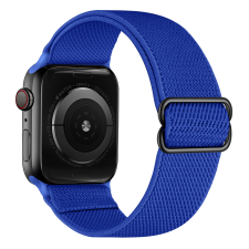 Mybandz Apple Watch S1/2/3/4/5/6/7 Rugalmas szövet szíj 38/40/41mm - Kék okosóra kellék