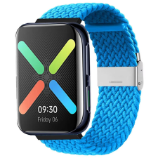 MYBANDZ Elasztikus szövet szíj /égkék/ okosóra kellék