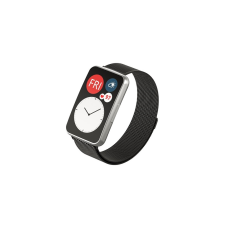 Mybandz Huawei Watch Fit Milánói Fém szíj - Fekete okosóra kellék