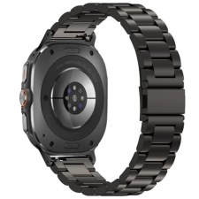 Mybandz Klasszikus fém óraszíj Samsung Galaxy Watch Ultra fekete okosóra kellék