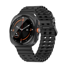 Mybandz Waves szilikon szíj Samsung Galaxy Watch Ultra fekete okosóra kellék