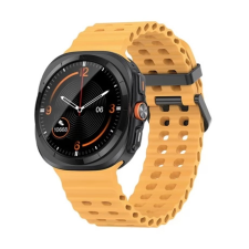 Mybandz Waves szilikon szíj Samsung Galaxy Watch Ultra mangó okosóra kellék