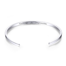  MyCharm „Nothing Is Impossible” 925 Ezüst Női Karperec karkötő