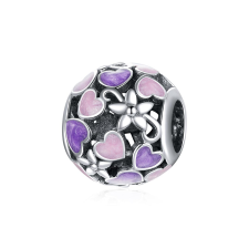  MyCharm Színes Szívek II 925 Ezüst Charm medál
