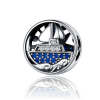  MyCharm Vitorlás 925 Ezüst Charm Karkötőre & Nyakláncra