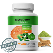 MycoMedica - MycoDetox, 120 rostlinných kapslí gyógyhatású készítmény