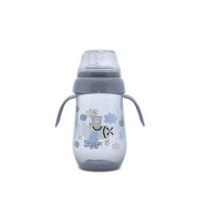 MyFRIEND My Friend széles nyakú cumisüveg fogantyúval 260ml - Cameo Blue cumisüveg
