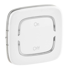  MyHome (Valena Allure) fehér BE/KI jelölés széles burkolat 755373 Legrand villanyszerelés