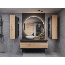 Mylife elis fürdőszoba bútor double, matt fekete fürdőszoba bútor