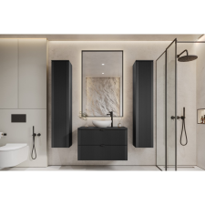 Mylife kadi 80 5 fürdőszoba bútor matt fekete fürdőszoba bútor