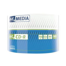 MYMEDIA 80'/700MB 52x CD lemez zsugor 50db/cs (CDM7052Z50) (CDM7052Z50) írható és újraírható média