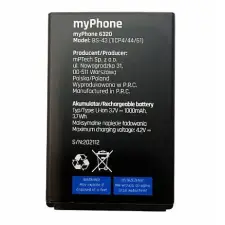 MyPhone BS-43 Gyári akkumulátor 1000 mAh mobiltelefon akkumulátor