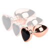MyPlayToys Bijou – prémium arany szív anál plug, fekete S 6 x 2.7 cm