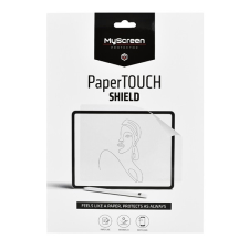 Myscreen Apple iPad Mini (2021) (8.3), Kijelzővédő fólia (az íves részre is!), tok barát, Myscreen PaperTouch Shield, Clear Prémium tablet tok