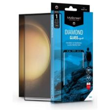 Myscreen Diamond Glass Edge 3D képernyővédő Samsung Galaxy S23 Ultra fekete mobiltelefon kellék
