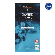 Myscreen DIAMOND GLASS EDGE képernyővédő üveg (2.5D, full glue, teljes felületén tapad, karcálló, 0.33 mm, 9H) FEKETE [Samsung Galaxy A12 (SM-A125F / SM-A127F)] (MD5323TG DEFG BLACK) mobiltelefon kellék