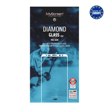 Myscreen DIAMOND GLASS EDGE képernyővédő üveg (2.5D, full glue, teljes felületén tapad, karcálló, 0.33 mm, 9H) FEKETE [Samsung Galaxy A41 ... mobiltelefon kellék