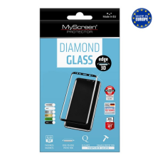 Myscreen DIAMOND GLASS EDGE képernyővédő üveg (3D full cover, íves, karcálló, 0.33 mm, 9H) FEKETE Samsung Galaxy S23 Ultra (SM-S918) mobiltelefon kellék