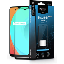 Myscreen Diamond Glass Lite Edge 2.5D képernyővédő Realme C11/C12/C21 fekete mobiltelefon kellék