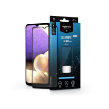 Myscreen LA-2118 Samsung Galaxy A32 5G edzett üveg képernyővédő fólia - Myscreen protector diamond glass Lite Edge2.5D fekete mobiltelefon kellék