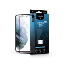 Myscreen LA-2121 Samsung Galaxy S21 edzett üveg képernyővédő fólia - Myscreen protector diamond glass Lite Edge2.5D fekete mobiltelefon kellék