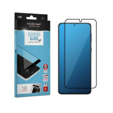 Myscreen MS Diamond Glass Edge Samsung S21+ 5G G996 fekete képernyővédő fólia mobiltelefon kellék