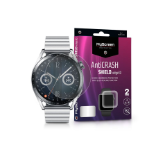 Myscreen Protector AntiCrash Shield Edge3D Huawei Watch GT 3 (42mm) ütésálló kijelzővédő fólia 2db/csomag (LA-2051) (LA-2051) okosóra kellék