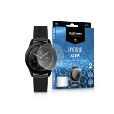 MyScreen Protector Samsung Galaxy Watch (42 mm) rugalmas üveg képernyővédő fólia - MyScreen Protector Hybrid Glass - 2 db/csomag - átlátszó okosóra kellék