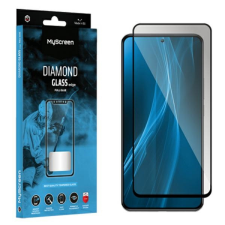 MyScreenProtector MyScreen Diamond Glass Edge FG üvegfólia fekete szegéllyel Xiaomi Poco X6 mobiltelefon kellék