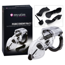  mystim Pubic Enemy No 2 - elektro péniszketrec izgatók, stimulálók