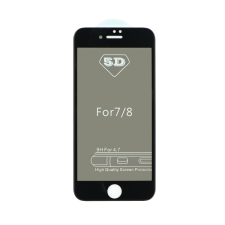 N/A Apple iPhone X 5D Full Glue Hajlított Edzett üveg kijelzővédő - Fekete (25671) mobiltelefon kellék