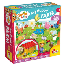 N/A Carotina baby maxi puzzle - farm (FRTX-LIS92567) puzzle, kirakós