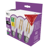 N/A EMOS LED izzó Filament A60-körte / E27 / 3,8 W (60 W) / 806 lm / természetes fehér. 3db/doboz (DBKF-EMZF5148-3)