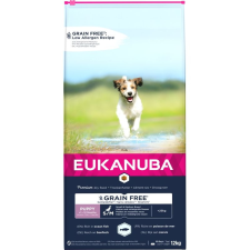 N/A Eukanuba Puppy & Junior Grain Free Small&Medium Ocean Fisch 12kg (LPHT-EUKG4760) kutyaeledel