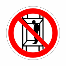 N/A Fülkébe lépni tilos! (DKRF-TIL-1246-1) információs címke