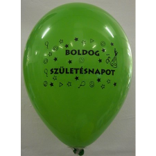 N/A Léggömb 26 cm - "Boldog Születésnapot" Vegyes színek (6 db) (342) party kellék