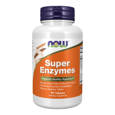 N/A Super Enzymes - 90 tabletta - NOW Foods (HMLY-NOW-296-0) vitamin és táplálékkiegészítő