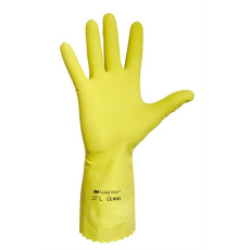 N/A Védőkesztyű latex 8-as méret - Sárga (10 pár) (5028)