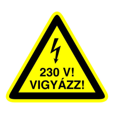 N/A Vigyázz! 230v! (DKRF-FIGY-1167-1) információs címke