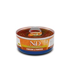 N&D Cat Konzerv Szarvas 80g macskaeledel