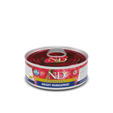 N&amp;D Cat Quinoa konzerv weight management 80g macskaeledel