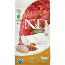  N&amp;D Cat Quinoa Skin &amp; coat fürj 1,5kg macskaeledel