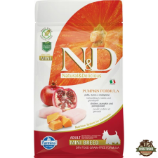 N&D Dog Grain Free csirke & gránátalma sütőtökkel adult mini 800gr kutyaeledel