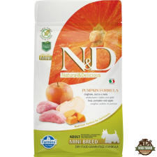 N&D Dog Grain Free vaddisznó & alma sütőtökkel adult mini 800g kutyaeledel