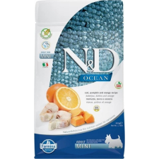 N&amp;D Dog Ocean tőkehal, sütőtök &amp; narancs adult mini 800 g kutyaeledel
